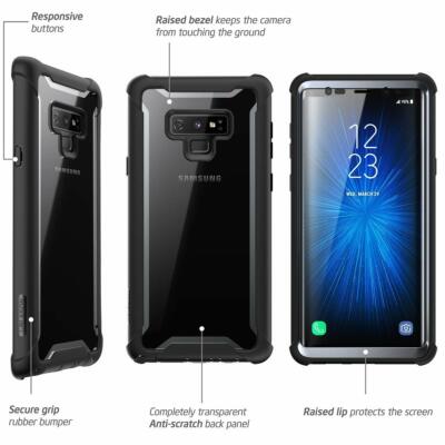 US Original i-Blason Case For Samsung Galaxy Note9, Protective with Screen  Cover