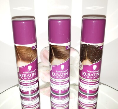 Schwarzkopf Keratin Root Thickening Color Boost Spray 2oz YOU CHOOSE