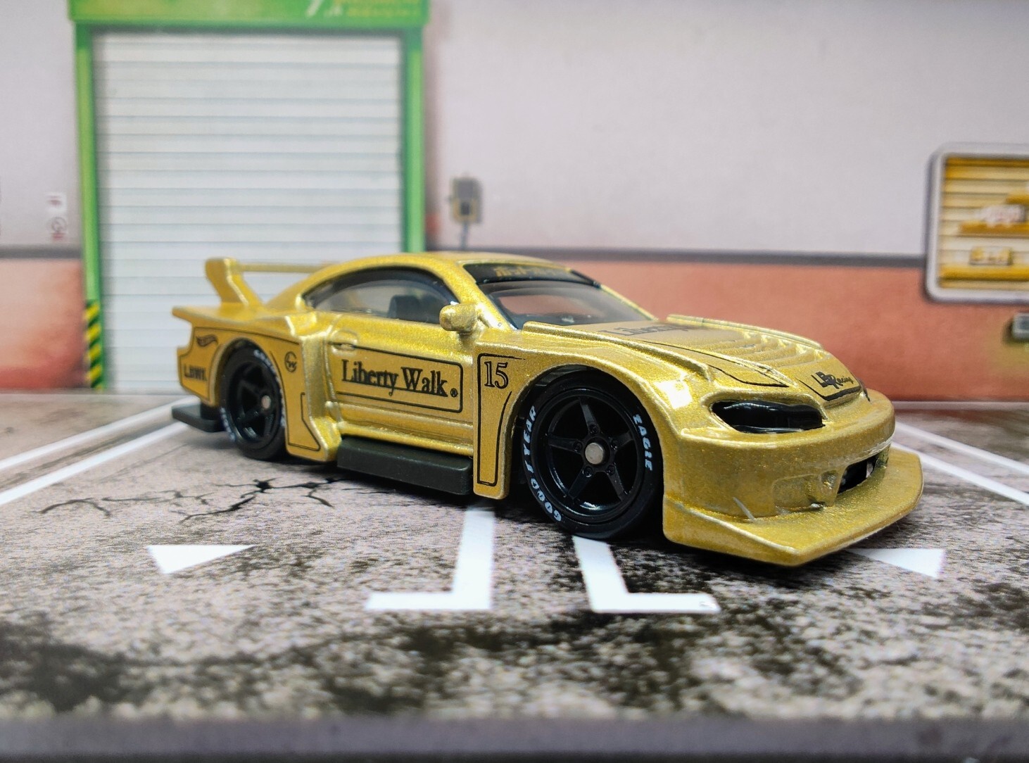 Custom Hot Wheels LB Super Silhouette Nissan Silvia S15 Wheel