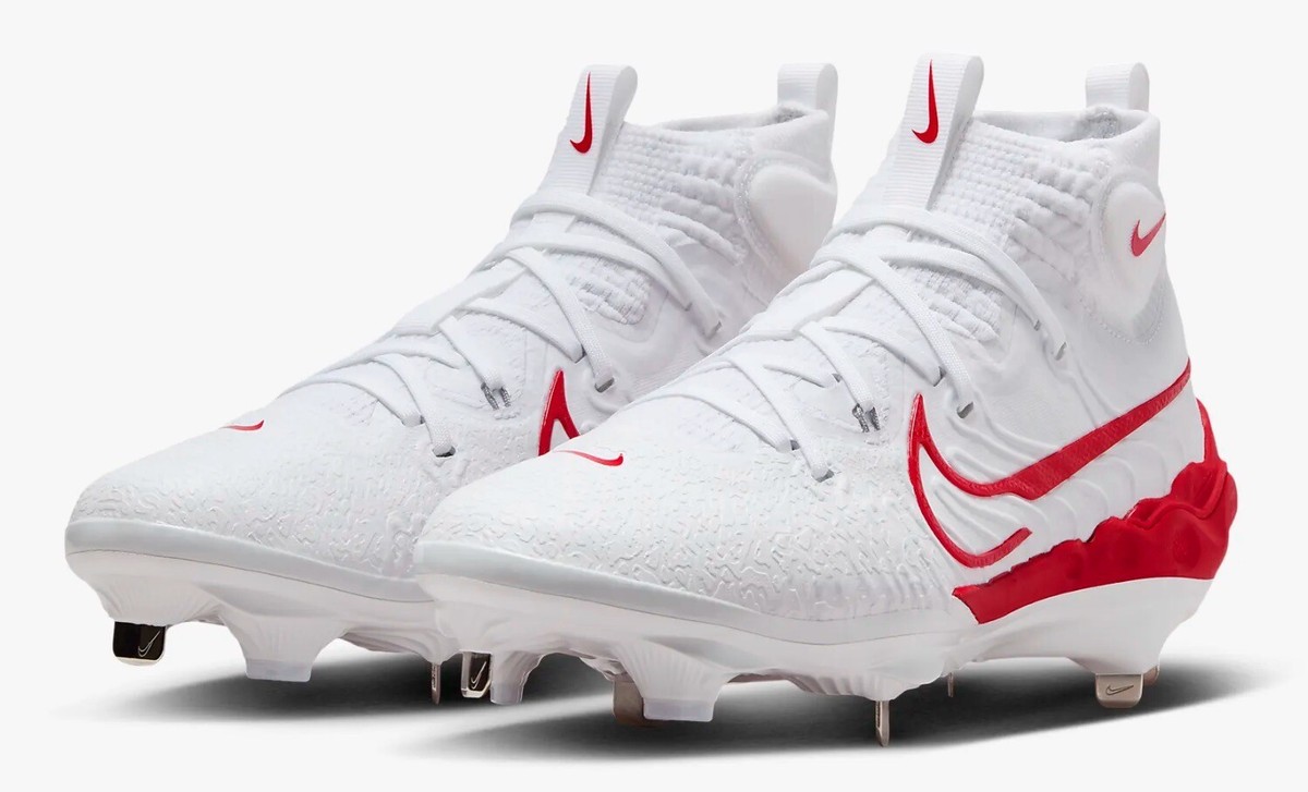 Nike Alpha Huarache NXT Metal Baseball Cleats White DJ6517-104