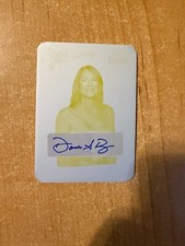 2024 Leaf Women of Sport - Doris Burke - HerStory Yellow Printing Plate Auto 1/1