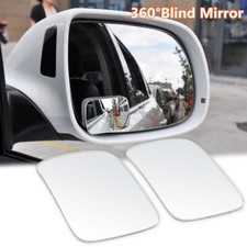 2pcs Car Blind Spot Mirror 360 Wide Angle Convex Rear Side View Car Truck Suv
