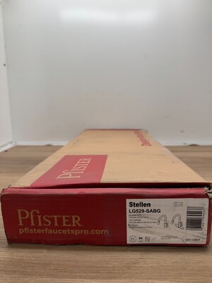 Pfister LG529-SABG Stellen 1.8 GPM Pull Down Kitchen Faucet, Brushed Gold