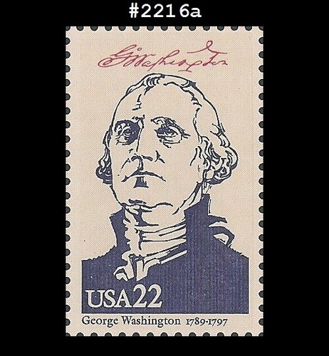 USA3 #2216a MNH 1st George Washington - 第 1/1 張圖片