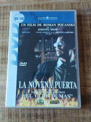 La Novena Puerta DVD Region 2 Roman Polanski Johnny Depp Spanisch Englisch - Bild 1 von 4