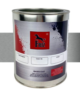 FRIZ BASECOAT für Chrysler PS2 BRIGHT SILVER METALLIC 1L spritzfertig Autolack