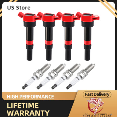 4 Pc NGK Ignition Coils Compatible With Hyundai Elantra 1.8L 2.0L L4 2011-2016