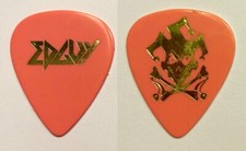 Edguy Dirk Sauer Jens Ludwig Pink Guitar Pick - 2006 Rocket Ride Tour