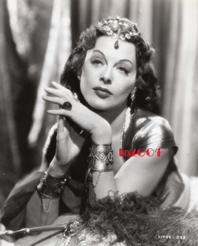 HEDY LAMARR Old Restrike Photo '49 "SAMSON & DELILAH"  Sexy Shimmering Portrait - Picture 1 of 1