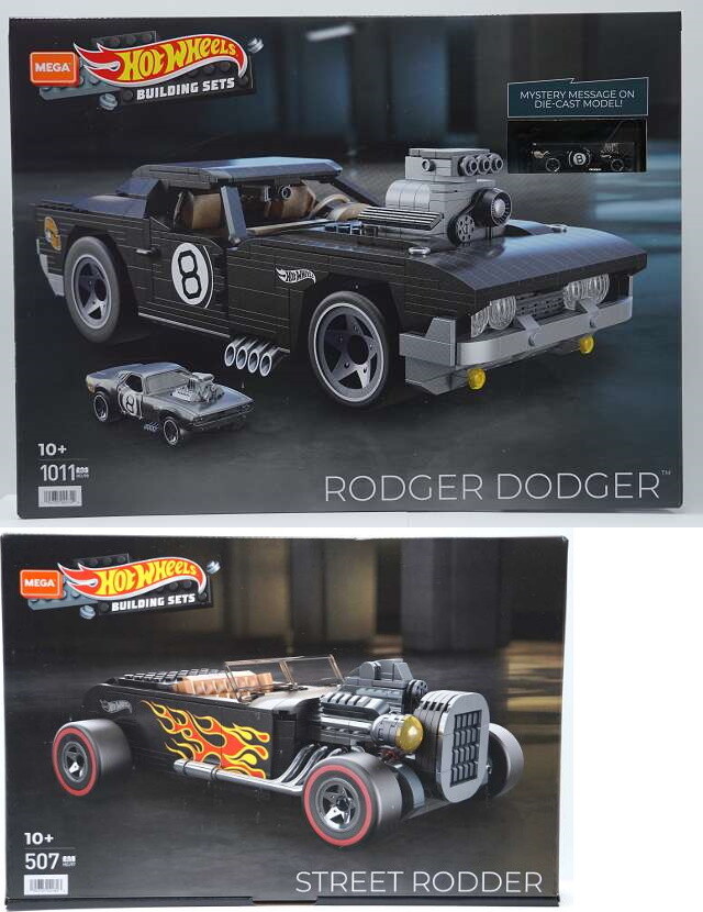 ミニカー MEGA hotwheels building set STREETRODDER Amazon.com: Mega Construx Hot Wheels Street Rodder