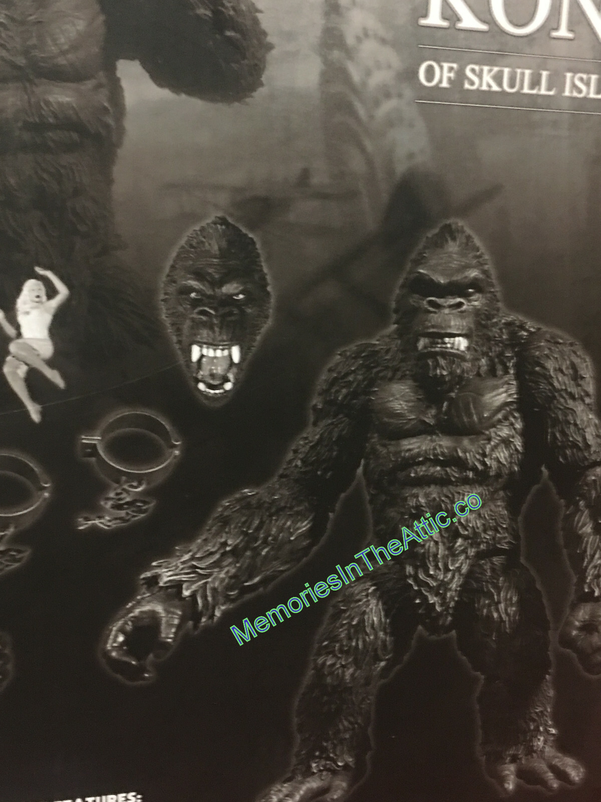 mezco king kong black and white