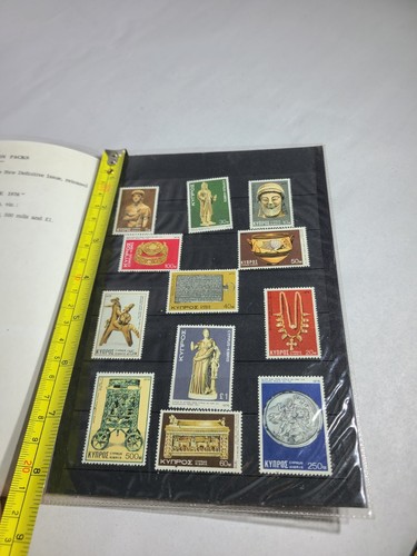 ZYPERN 1976 ENDGÜLTIGE AUSGABE BRIEFMARKEN POSTFRISCH IN OFFIZIELLER POSTPRÄSENTA.PACKUNG - Bild 7 von 8