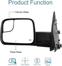 Pair Tow Mirrors Power Heated Led Signals Fits For Dodge Ram 1500 2500 3500 Pair Tow Mirrors Power Heated Led Signals Fits For Dodge Ram 1500 2500 3500