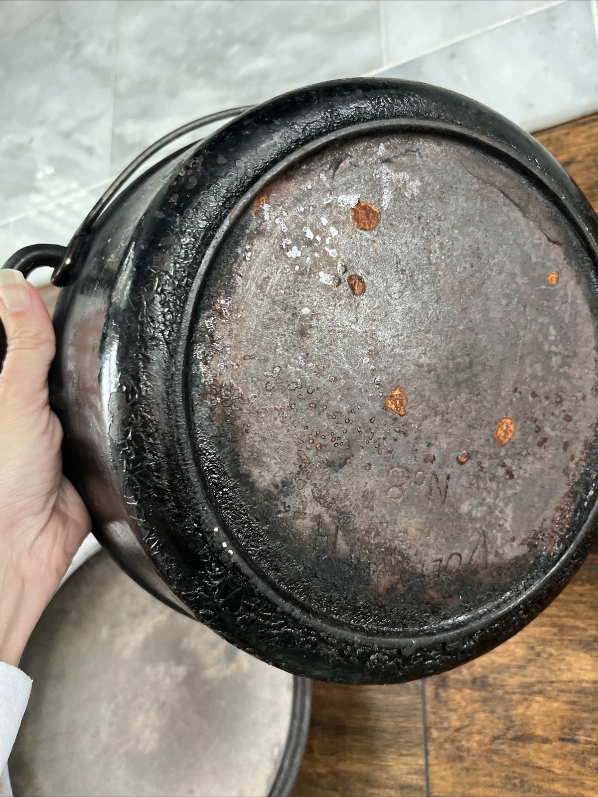 vollrath cast iron Ware No 8 Deep Fryer Dutch Oven With Lid eBay