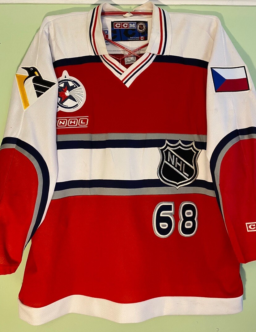 Jaromir Jagr 2000 NHL All Star Game Team World Jersey CCM XL