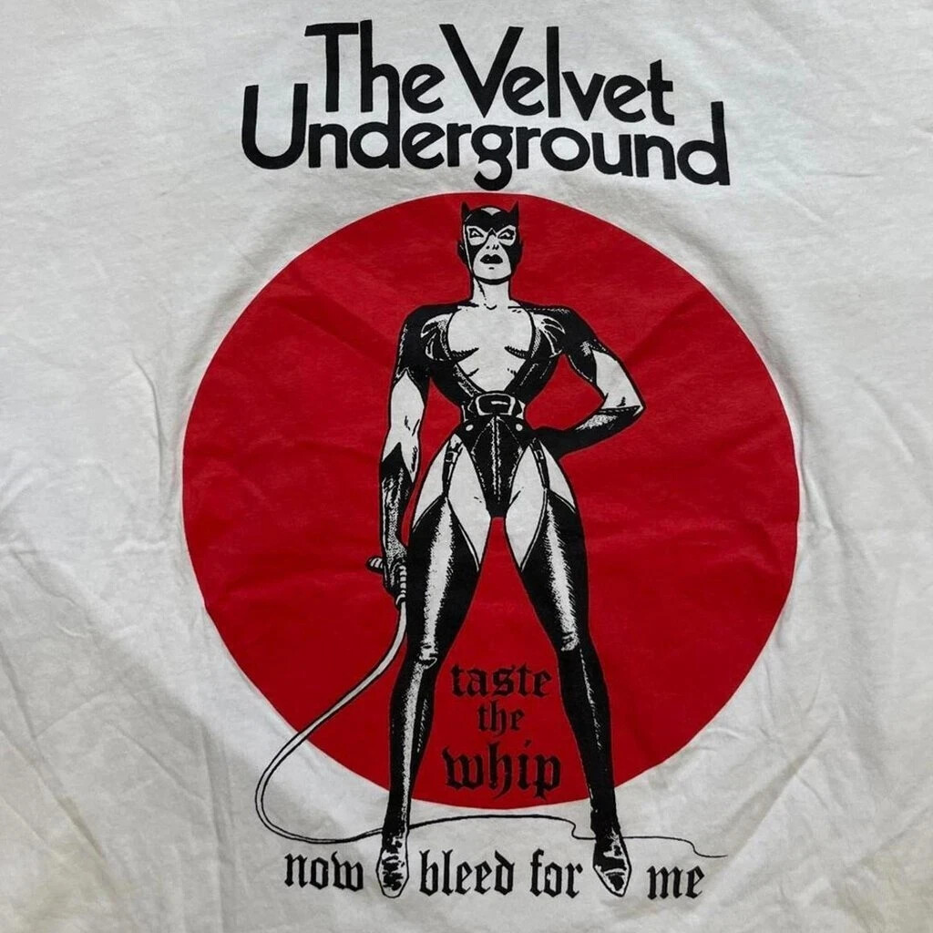 The Velvet Underground Band 90s remake White Short sleeve T shirt