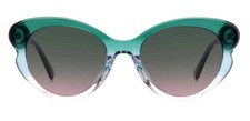 Kate Spade ELINA Sunglasses Green Blue Green Shaded Pink 53-20-140