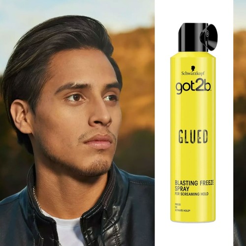Got2B Schwarzkopf Glued Freeze Hair Spray 300ml Instant & Dry Wash Shampoo 200ml - Picture 6 of 11