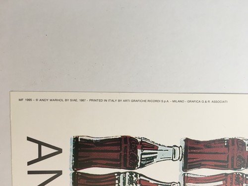 Andy Warhol - Green Coca Cola Bottles - 1987 - Offset Poster - Picture 6 of 6