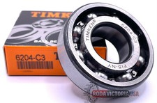 TIMKEN 6204 DEEP GROOVE BALL BEARING, OPEN, NO SEALS 20x47x14 mm