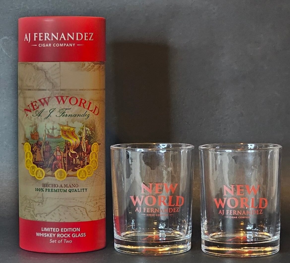 Aj Fernandez Limited Edition Whisky Rock Glass/ Set of two/ Brand new in box-image