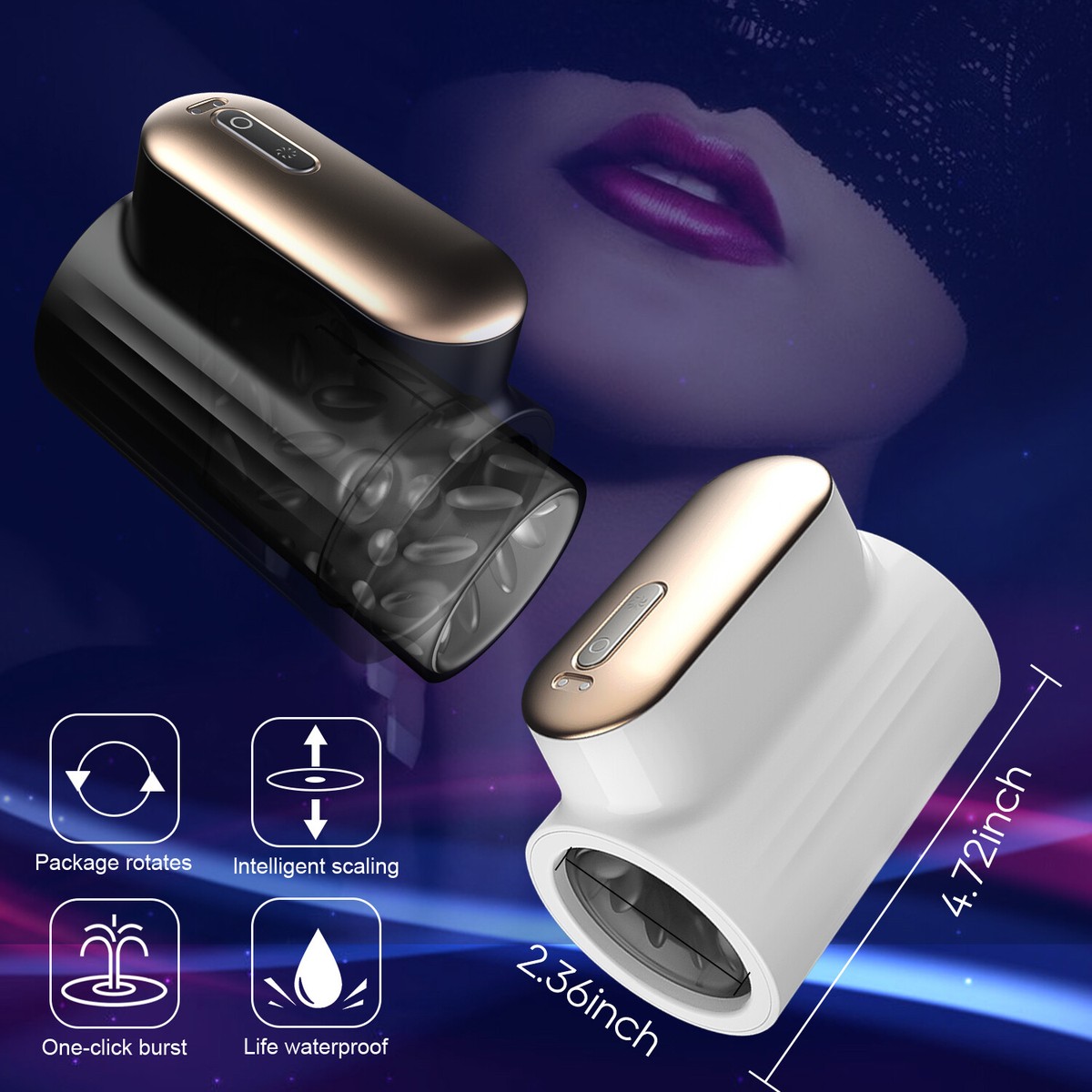 she male sex dolls Telescopic Rotating Masturbation cup – AcmeJoy main image 0