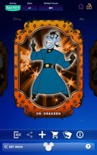 Topps Disney Collect 2024 Base Series 2 Diamond October Tier 9 - Dr. Drakken