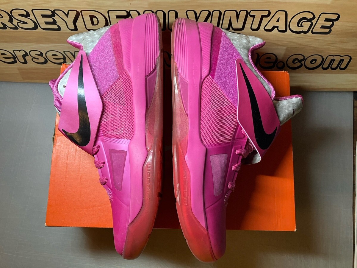Nike Zoom KD IV 4 Aunt Pearl Breast Cancer Awareness Pink