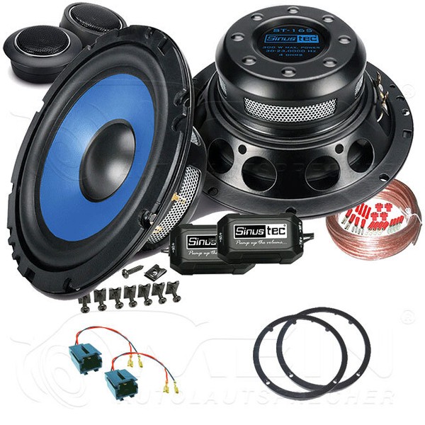 Sinustec Auto Lautsprecher FüR Citroen C8 2002-2014 Heck Seite 2-Wege 300W #A4Y0-image