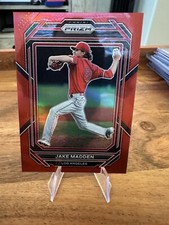 2023 Panini Prizm - Red Prizm #61 Jake Madden /199 (RC) Los Angeles Angels 🔥🔥