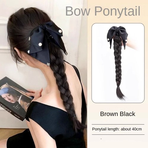 Boxing Braided Claw Clip Ponytail Heat Resistant Twist Braid Wig Summer - Picture 11 of 16