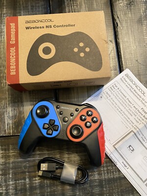 Beboncool Gamepad Wireless NS Controller Model No F1 New In Open Box
