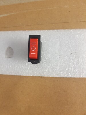 SLIM Wippschalter 15A 250V, 20A 125V ROT EIN-AUS-EIN 3-poliger Toaster Heizung 