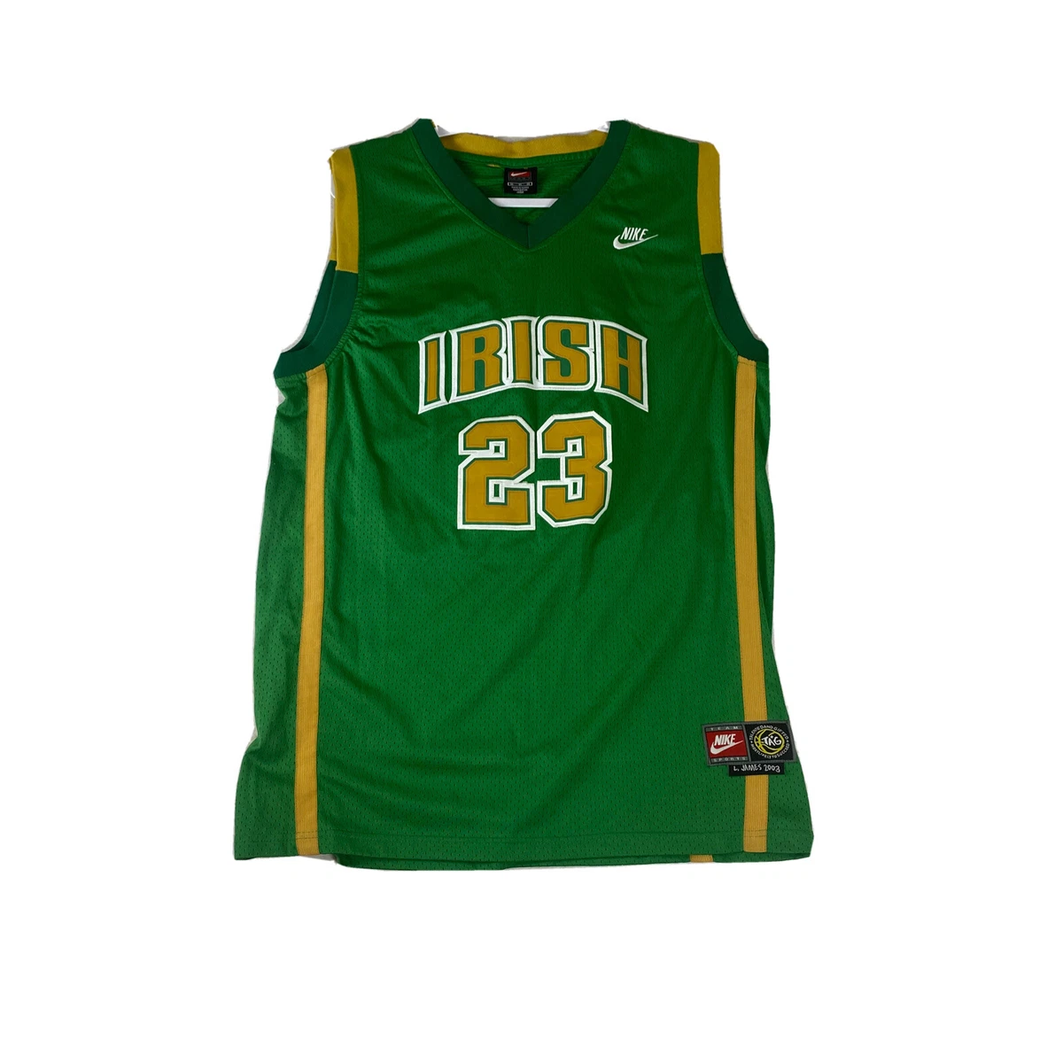 2003 Nike St Mary IRISH High School Lebron James Jersey Nba