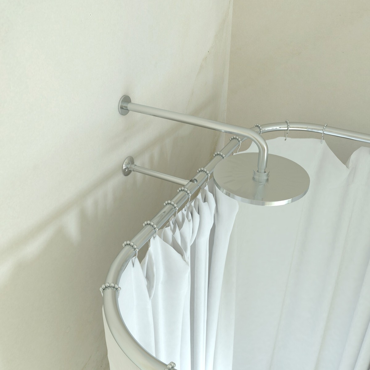 Curved Shower Curtain Rail Argos at Kevin Dunn blog