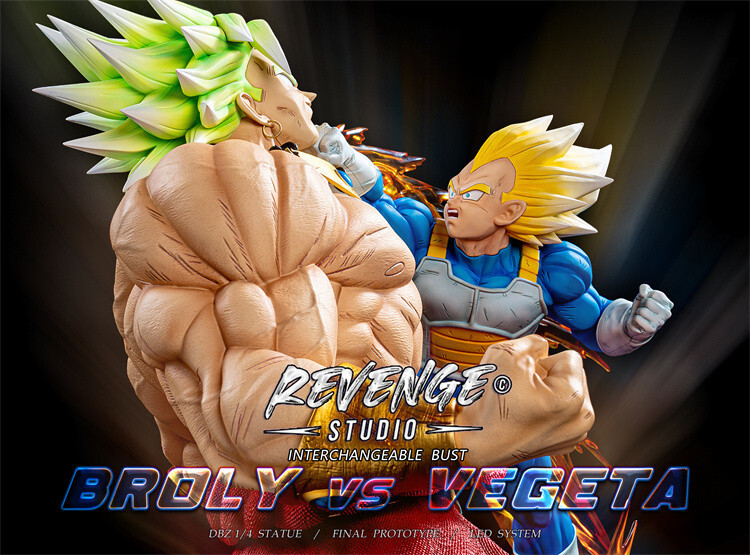 【※グリーズマン】　タンクトップBKM　BROLY+VEGETA In Stock】KD Collectibles Dragon Ball Z Majin Vegeta VS Fat