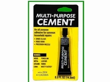 All Purpose Adhesive, Multi-Purpose Cement Glue (1) 1 tube 0.5 FLOZ USA shipped