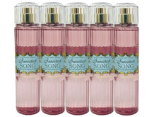 5 BATH  BODY WORKS SWEETEST SONG FINE FRAGRANCE MIST BODY SPRAY 8 FL OZ NEW