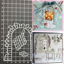 New Door DIY Metal Cutting Die Scrapbook Embossed Paper Card Template Stencils