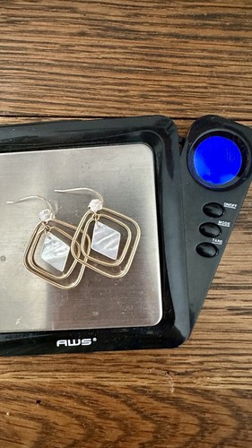 Pendientes concha de abulón 14k - Imagen 3 de 4