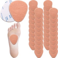 40 Pieces Metatarsal Felt Foot Metatarsal Pads Women Men Ball of Foot Cushion...