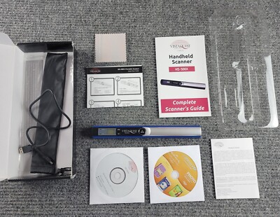 Vista Quest Handheld Scanner HS-500X In Box 4GB Memory Card