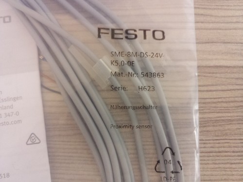 1 Stück Festo Magnetschalter SME-8M-DS-24V-K-5,0-OE 543863 - Bild 2 von 4