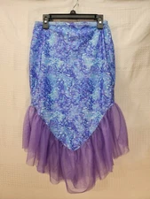 SO Girls SIZE 16 LITTLE MERMAID TAIL FIN SWIM COVER UP IRIDESCENT COSPLAY BEACH 