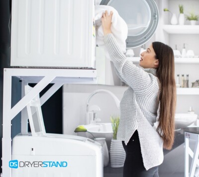Original Britec Dryer Stand: Portable Top/Front Load Washing