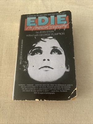 Edie Edith Sedgwick biography model Warhol Dell 1st PB NF May 1983 Jean Stein
