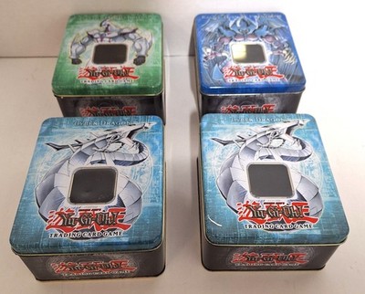   RARE 2006 YU-GI-OH! COLLECTIBLE TINS   FULL WAVE 1 SET OF 4   EMPTY NICE!  