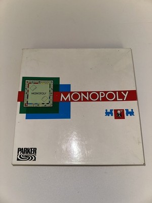 Monopoly Quadrat Edition Parker Brettspiel Familienspiel Vintage Retro Selten DM