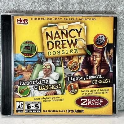 Nancy Drew Dossier Hidden Object Game Windows PC CD-ROM 2011 New Factory Sealed