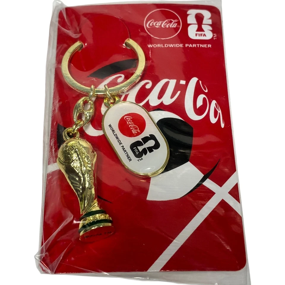 FIFA 26 World Cup USA Coca-Cola FIFA Trophy Keychain + Gooaal! Aluminum Cup - Image 3 of 4